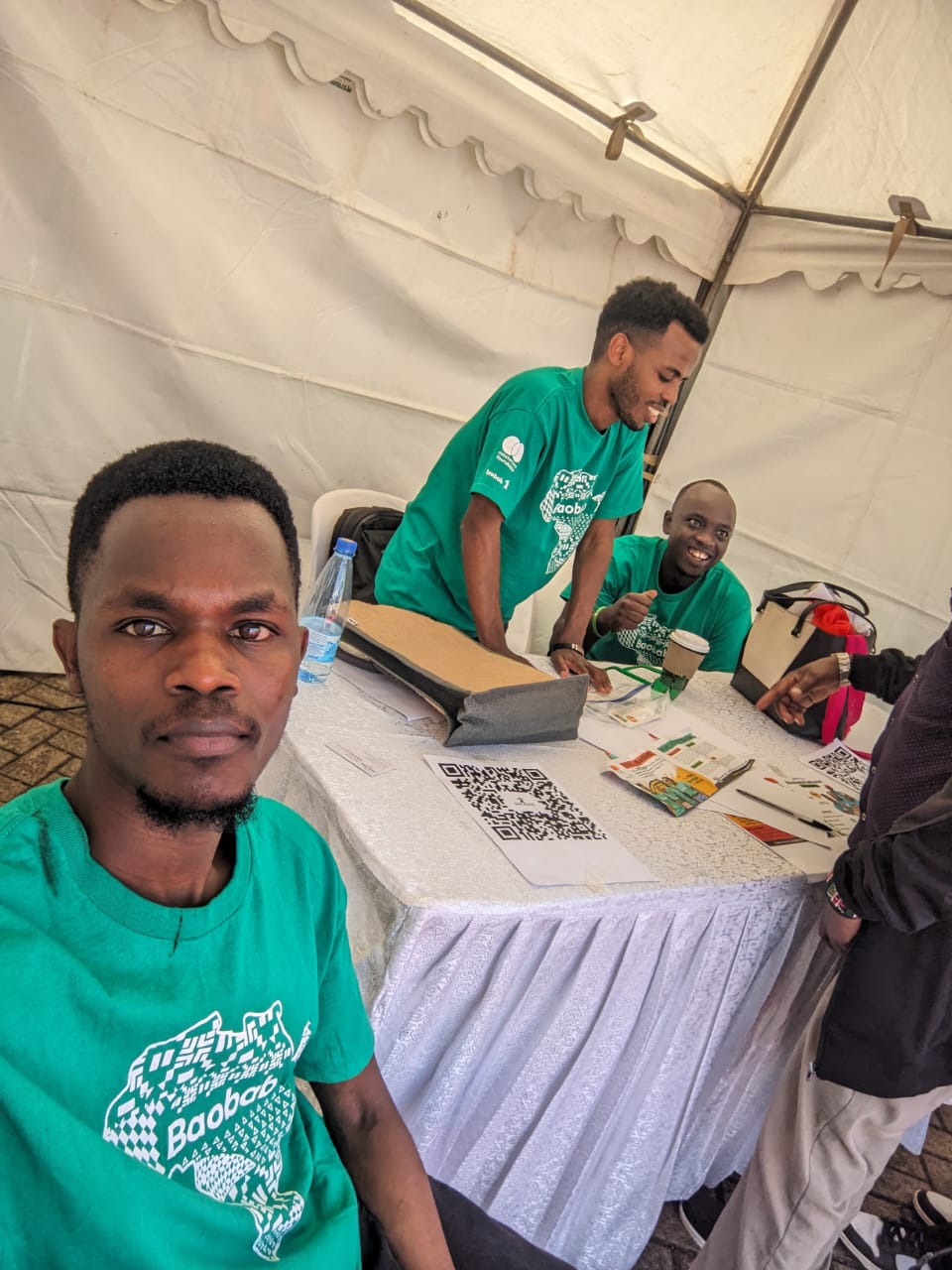 Representing Baobab platform at USIU Africa Career Fair