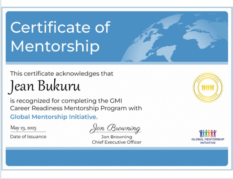 Global Mentorship Initiative Certificate